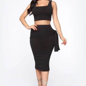 Fashion nova skirt set
